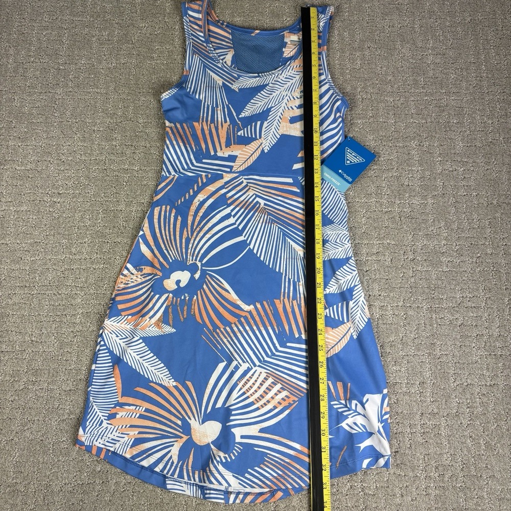 NWT Columbia PFG Midway Bay Dress Tropical Floral Women XXS Omni-Freeze NEW - Picture 4 of 7